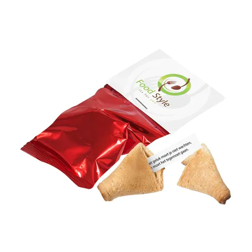 Biscuit de fortune avec carte à en-tête Biscuit de fortune avec carte à en-tête