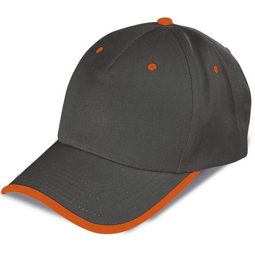 GORRA DE 5 PANELES 80% POLIÉSTER - 20% ALGODÓN