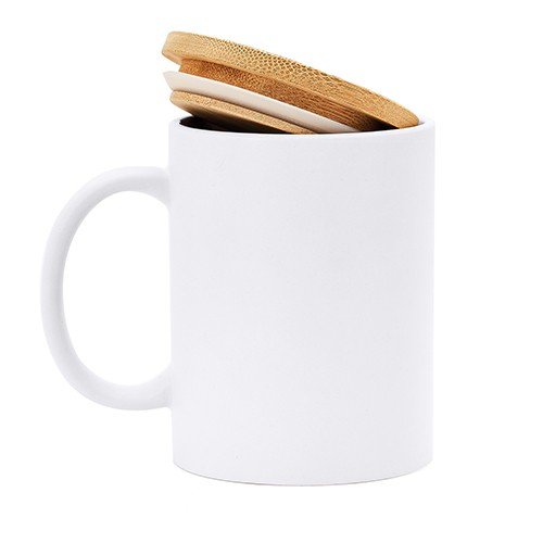 Ceramic and bamboo mug 370ml Chero Ceramic and bamboo mug 370ml Chero