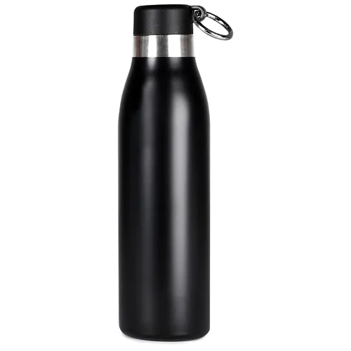 BOUTEILLE THERMIQUE 500 ML AVEC DOUBLE PAROI ISOLANTE EN ACIER ET PLASTIQUE