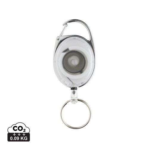 Roller clip sleutelhanger gemaakt van RCS gerecycled plastic Roller clip sleutelhanger gemaakt van RCS gerecycled plastic
