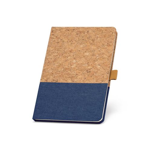 KLEE. A5 notebook in cork and linen with lined sheets KLEE. A5 notebook in cork and linen with lined sheets
