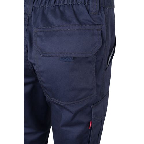VL PAN. Pantalon stretch, multipoches (290g/m²), en coton (46%), EME (38%) et polyester (16%)