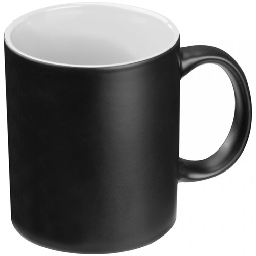 Black mug with colored inside 300 ml Black mug with colored inside 300 ml