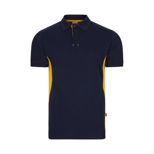 VL SUPAY. Polo piqué bicolore (180g/m²), manches courtes, en coton (60%) et polyester (40%)