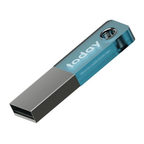 Chiave USB in metallo e plexiglas Shark Color