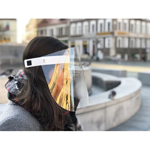 TEMIDA tilting face shield