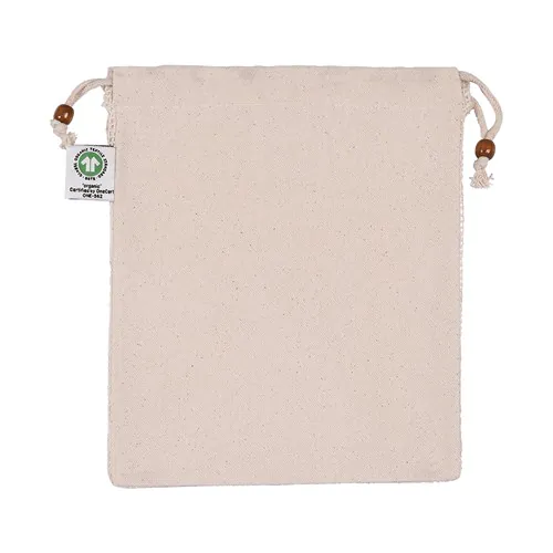 ORGANIC COTTON DRAWSTRING BAG