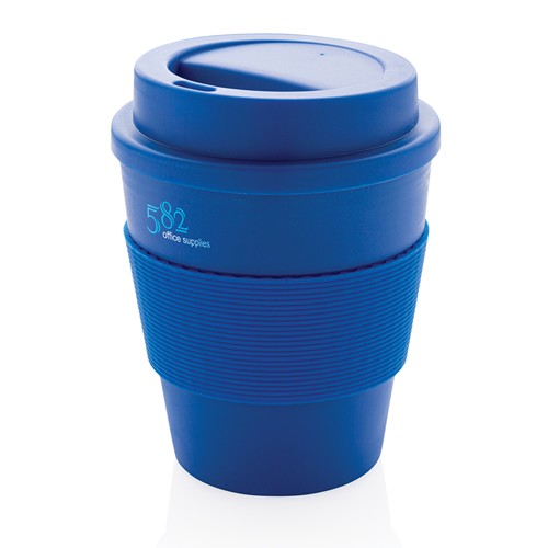 Taza de café reutilizable con tapa de rosca 350ml