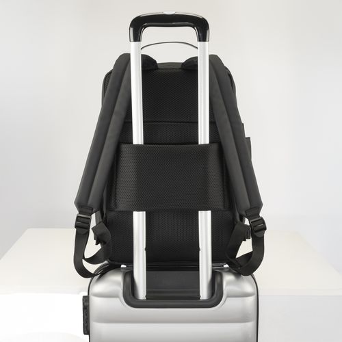 Laptop backpack (15) made of water resistant soft PU Laptop backpack (15) made of water resistant soft PU