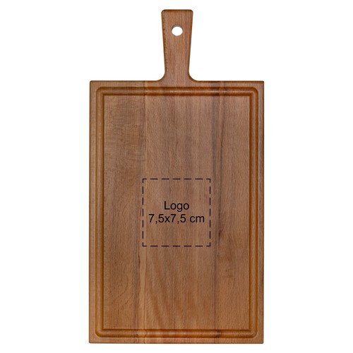 Beech board with handle 37x19 cm Beech board with handle 37x19 cm
