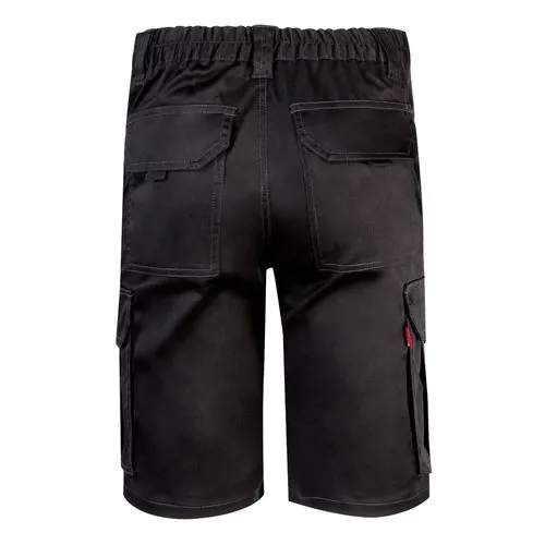 VL HEBE. Bermuda stretch, multipoches (240g/m²), en coton (46%), EME (38%) et polyester (16%)