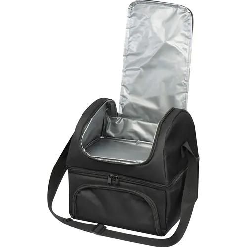 Bolsa nevera con 2 compartimentos - incluye un recipiente de cristal para alimentos