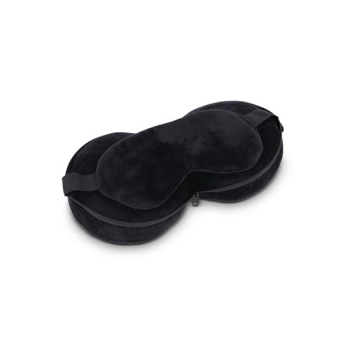 Almohada con antifaz de viaje y funda con cremallera Almohada con antifaz de viaje y funda con cremallera