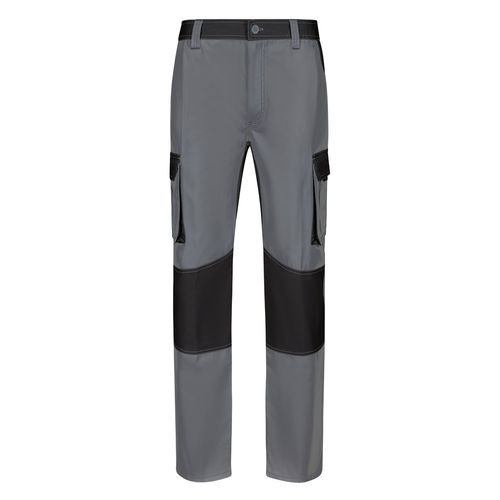 VL NJORD. Tweekleurige keperbroek met meerdere zakken (240 g/m²), van katoen (35%) en polyester (65%)