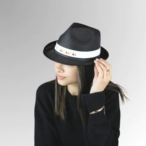 Chapeau de paille BUDGET - Jaune Citron