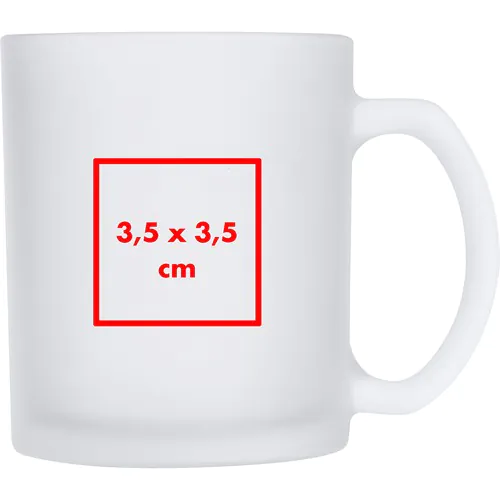 Glass coffee mug Geneva