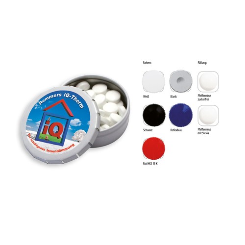 Click-Tin 45, Peppermint-Pastille; Stevia