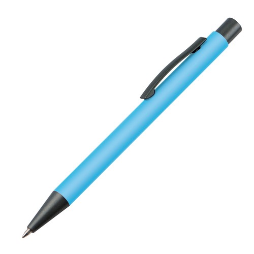 Stylo en plastique avec clip en métal