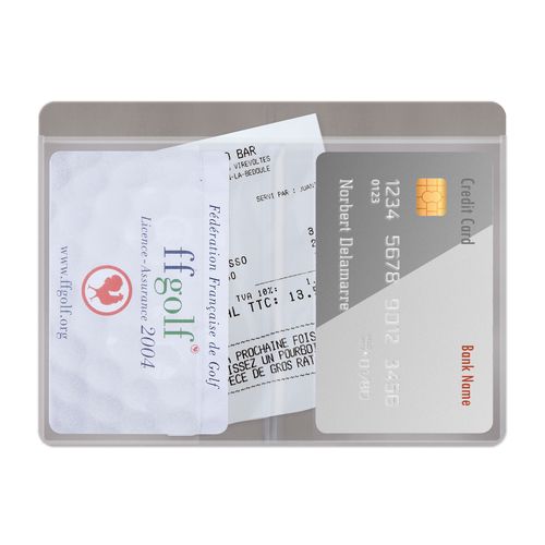 ETUI 2 CARTES PVC GOMME MARBRE