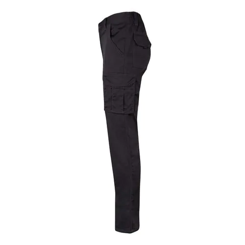 VL LUGH. Pantalon stretch, multipoches (240g/m²) en coton (46%), EME (38%) et polyester (16%) VL LUGH. Pantalon stretch, multipoches (240g/m²) en coton (46%), EME (38%) et polyester (16%)