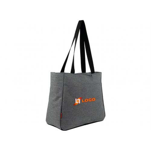 Insulated shopper bag 'Sapang', RPET heather grey
