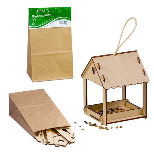 Birdhouse - Christmas - without laser engraving Birdhouse - Christmas - without laser engraving