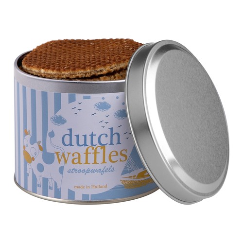 Blik met stroopwafels