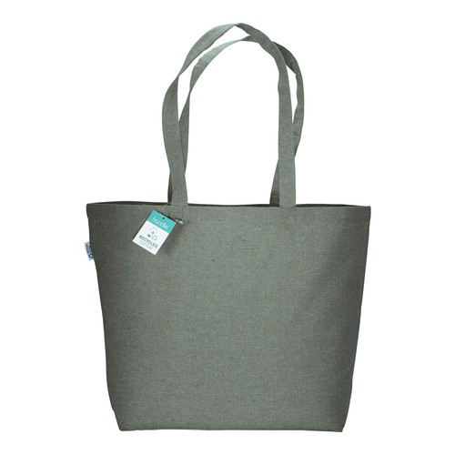 190 g/m2 recycled cotton shopping bag with long handles and gusset 190 g/m2 recycled cotton shopping bag with long handles and gusset