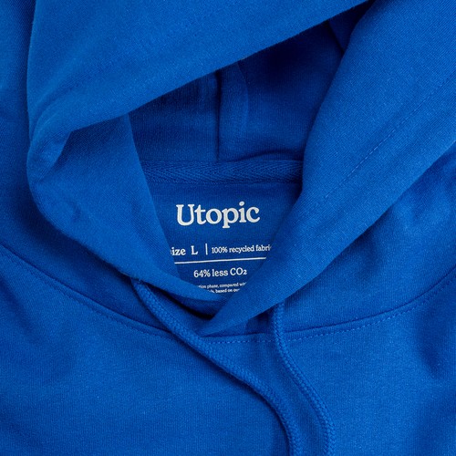 Hooded sweatshirt 100% recycled fabric Hooded sweatshirt 100% recycled fabric