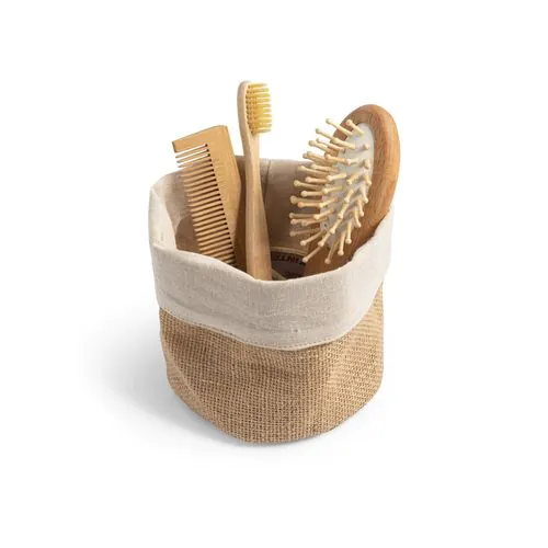 DUCASSE. Multi-purpose bag in jute (260g/m²) and cotton (120g/m²)