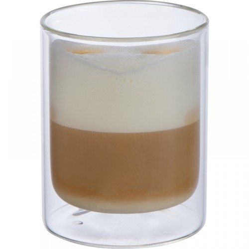 Double-walled glass cup 330ml Double-walled glass cup 330ml