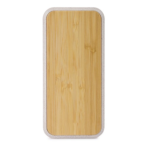 CHARGEUR USB ET SANS FIL 10000 mAh EN PAILLE DE BLÉ+ABS ET BAMBOU CHARGEUR USB ET SANS FIL 10000 mAh EN PAILLE DE BLÉ+ABS ET BAMBOU