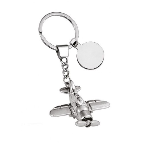 AIRCRAFT KEYCHAIN WITH TOKEN