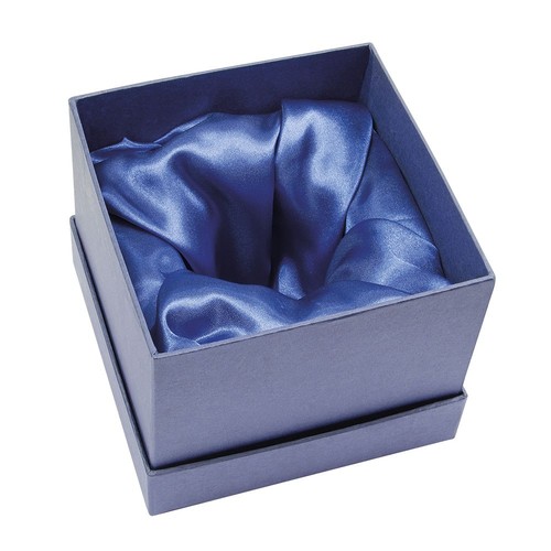 BLUE BOX SATIN 12X12X11CM BLUE BOX SATIN 12X12X11CM