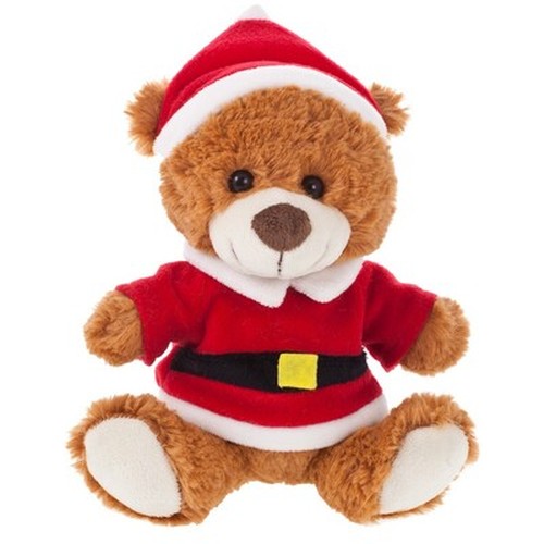 Teddybär mit Weihnachtsmann-Kleidung | Santi Teddybär mit Weihnachtsmann-Kleidung | Santi
