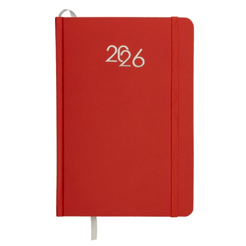 Agenda journalier 2026, couverture rigide en carton laminé
