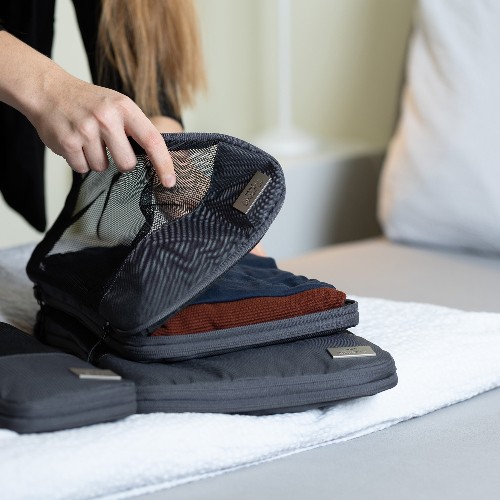 Blue Cycle Packing Cubes TROIKA BLUE CYCLE PACKING CUBES