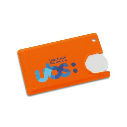 MINI ICE SCRAPER WITH TOKEN HOLDER MINI ICE SCRAPER WITH TOKEN HOLDER