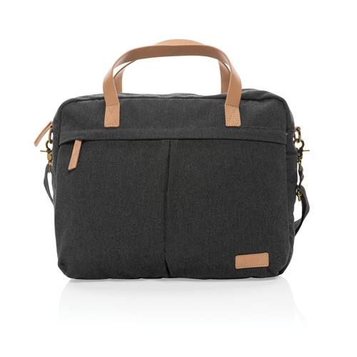 Impact AWARE™ 16 oz. recycled canvas laptoptas Impact AWARE™ 16 oz. recycled canvas laptoptas