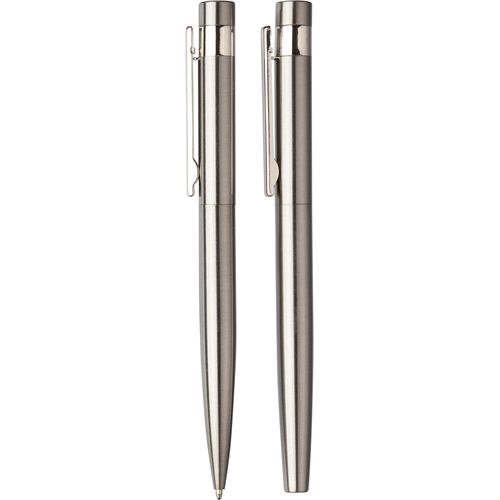 Recycled stainless steel writing set Fritz