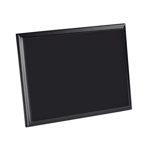 PLAQUE RECTANGULAR BLACK 250x200x15