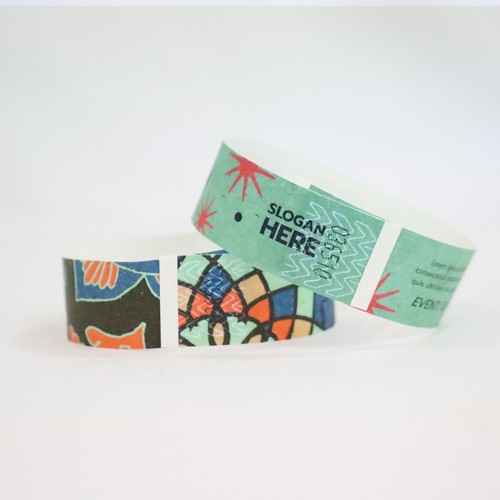 Customizable 25mm Tyvek Identification Wristband