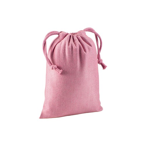 Pochon cadeau en polycoton brillant 150 g/m2 ,15x20 cm