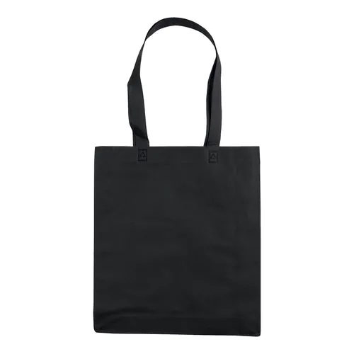 Bolsa de tejido sin tejer termosoldado, asas largas y fuelle Bolsa de tejido sin tejer termosoldado, asas largas y fuelle