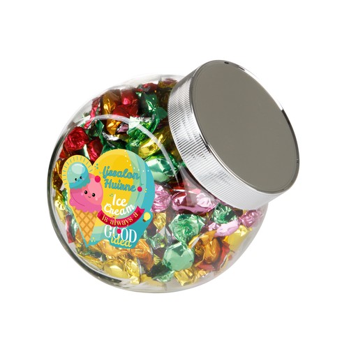 Medium glass jar 0,9 liter