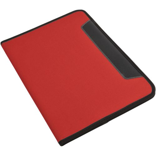 A4 pad brief folder with pocket and pen loop, ruled pad included