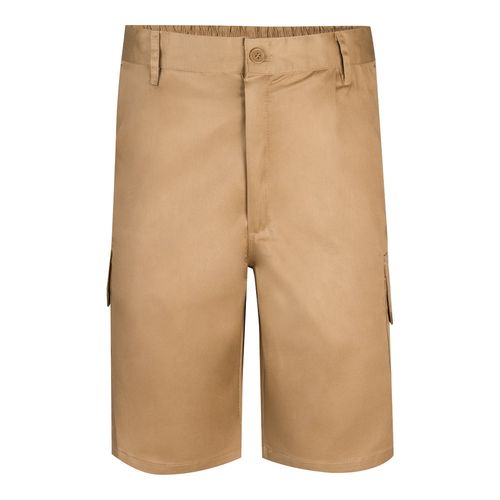 VL CHIONE. Bermuda sergé, multipoches (200g/m²), en coton (35%) et polyester (65%)