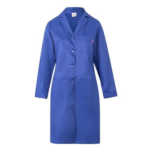 VL RAMA. Blouse sergée à manches longues (175g/m²), en sergé de coton (35%) et polyester (65%)