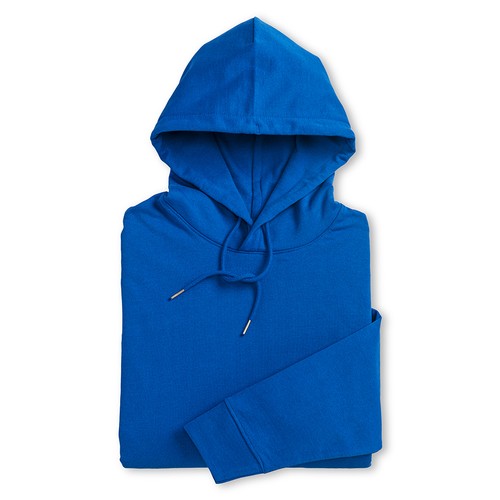 Felpa con cappuccio 100% tessuto rigenerato